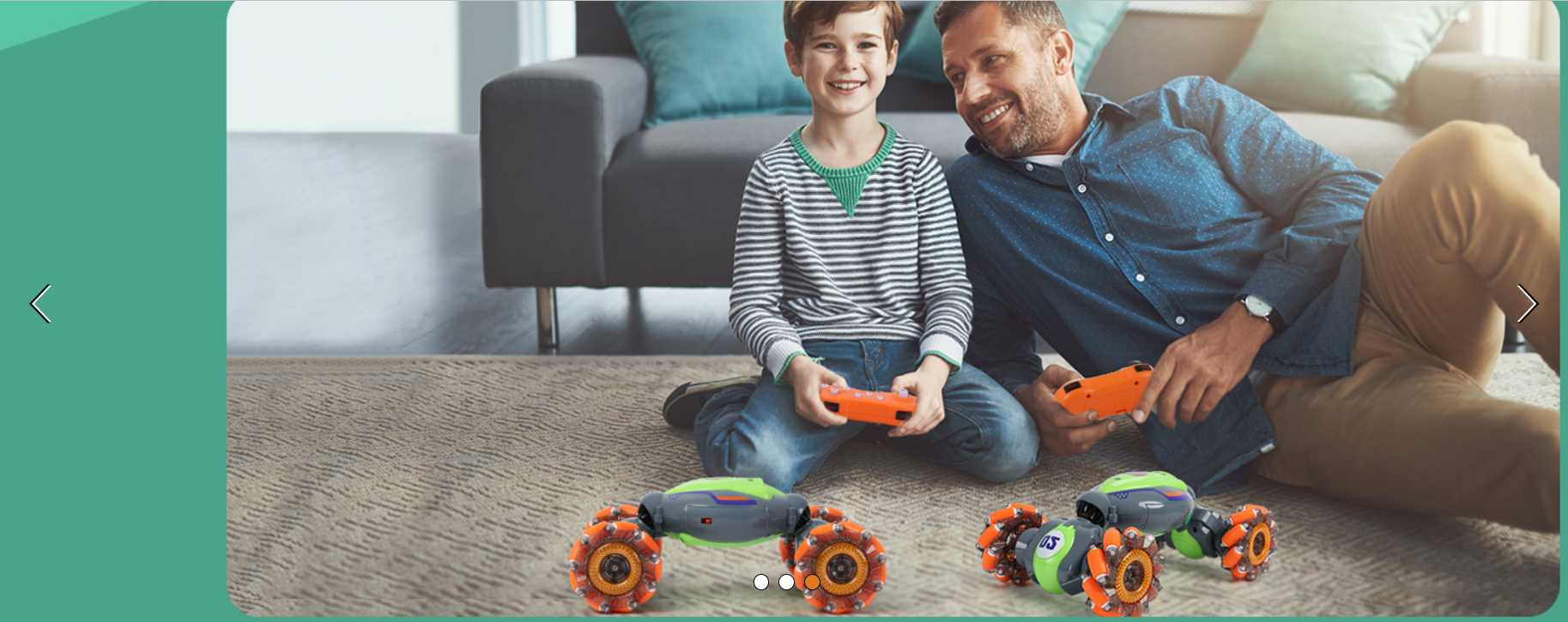 QXHOL RC Car: family bonding time with gesture sensing remote-controlled toy.